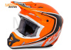 Шлем (кроссовый) FLY RACING KINETIC FULLSPEED, оранжевый/черный/белый матовый (2016)