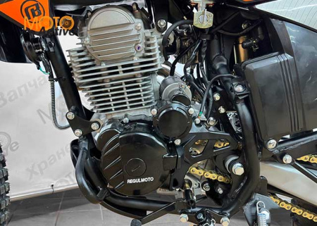 Мотоцикл REGULMOTO Sport-003 PR (балансир, с ПТС))  оранжевый-черный