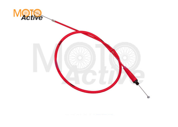 Трос газа 930 130 NIBBI 4T (Cross CB ) возд.охлаждение (L930 мм, общая длина 1060 мм) (Красный)