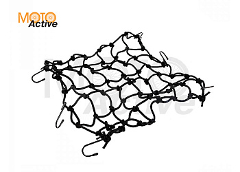 Сетка багажная REXWEAR черная (железные крючки)