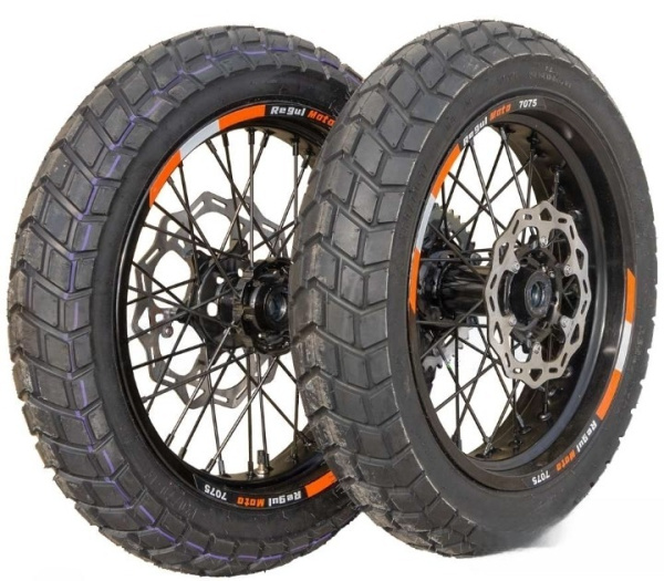 Колеса МОТАРД комп-т Crosstrec, Legend, Holeshot (диски алюм. с шиной 120/70-17, 150/70-17) 520-40