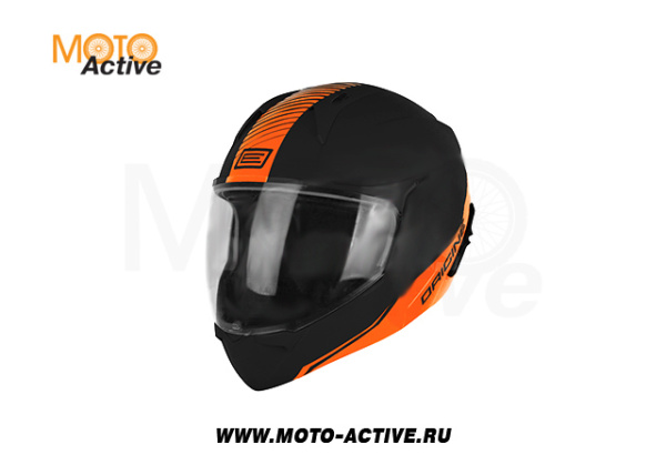 Шлем (модуляр) Origine Riviera Line, черный/оранжевый