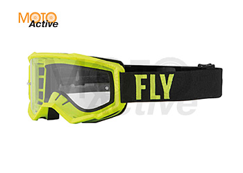 Очки для мотокросса FLY RACING FOCUS (2022) желтый/черный