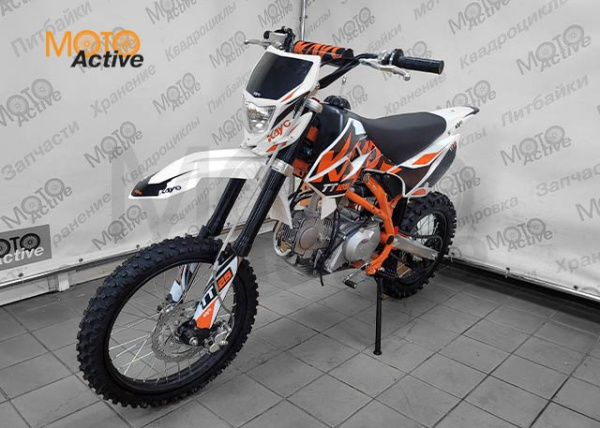 Питбайк KAYO BASIC K125EM 17/14 KRZ (механ. сцепл., эл. стартер)