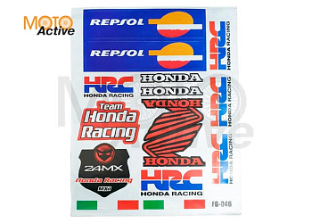 Наклейки набор HONDA (FG-046)