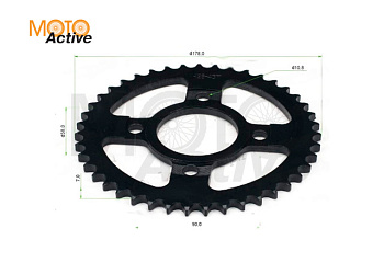 Венец, звезда ведомая (428H-43) CG/CB Forester 4х90х58