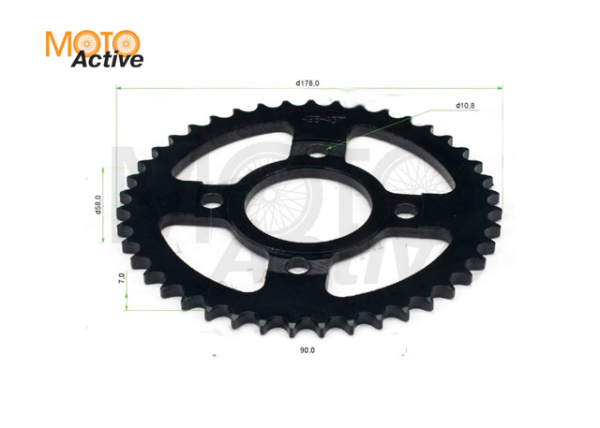 Венец, звезда ведомая (428H-43) CG/CB Forester 4х90х58