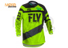 Футболка для мотокросса FLY RACING F-16 2017 черная/желтая