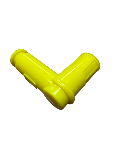 Свечной колпачок мото силикон (желтый)