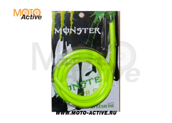 Шланг топливный Ø4mm, 1 метр (желтый) "MONSTER ENERGY" (XJB)