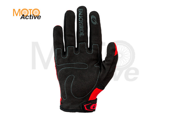 Перчатки эндуро-мотокросс O'NEAL ELEMENT 21, красно-черный