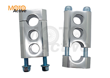 Крепление руля 22мм Питбайк высокие (стойки руля)