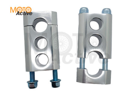 Крепление руля 22мм Питбайк высокие (стойки руля)