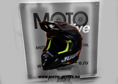 Шлем (кроссовый) JUST1 J38 SOLID, черный матовый