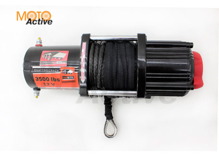 Лебедка ATV серия QUATTRO SPORT 3.5S (1587 кг), 12V, планетарный редуктор 166:1, трос синтетика