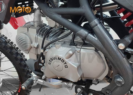 Питбайк Regulmoto SEVEN MEDALIST PRO 19/16 (черный-красный)