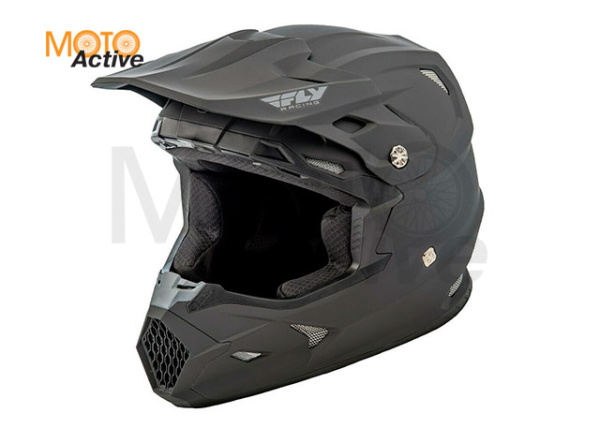 Шлем (кроссовый) FLY RACING TOXIN SOLID, черный матовый (2021)