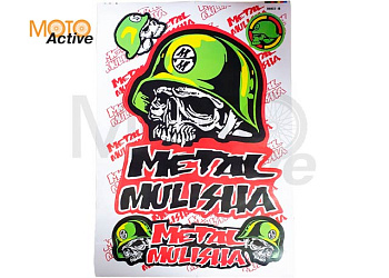 Наклейки набор METAL (D6022)