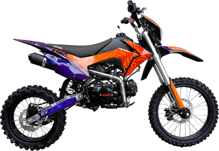 Питбайк BSE EX125 17/14 Blue Orange Ant (040)