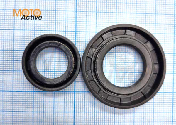 Сальники 17х27х6/22х40х7 двигателя (левый правый) Lets II