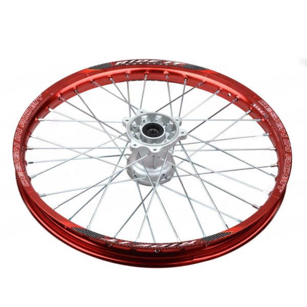 Обод передний 21" (1,60-R21 d=15mm) алюминий/красный XR250
