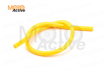 Провод высоковольтный силиконовый (желтый)