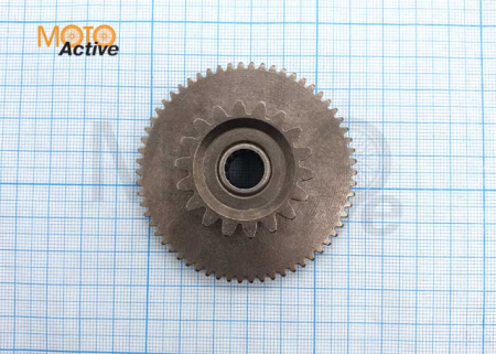 Шестерня большая двойная редукт. старт. 162FMJ(CG150D)163FML(CG200-A)167FML-3(CG200D-B)167FMM(CG250)