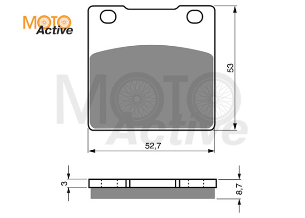 Тормозные колодки GOLD FREN Sintered S3 016 (FA 063,161)