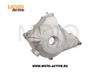 Крышка левого картера двигателя передняя 120-140 см3 (эл.стартер) SM-PARTS