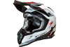 Мотошлем ROQVI STORM бело/черный глянцевый