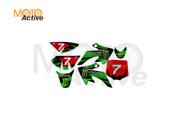 Наклейки на пластик (комплект) CRF50 "MONSTER" 51101