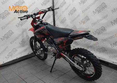 Питбайк Regulmoto SEVEN MEDALIST PRO 19/16 (черный-красный)