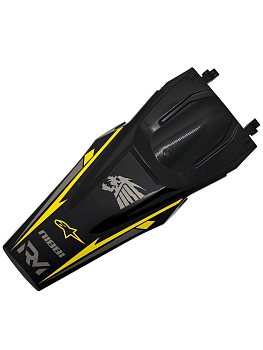 Крыло заднее Regulmoto Legend 300, Dyna(черный,желтый)