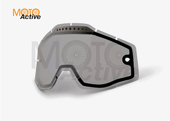 Линза 100% RC2/AC2/ST2 Replacement Lens Vented Dual Pane Smoke
