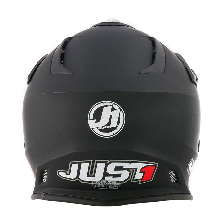 Шлем (кроссовый) JUST1 J38 SOLID, черный матовый