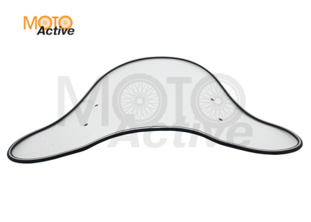 Стекло ветровое для квадроцикла универсальное (51,5х42 см) с креплением CN