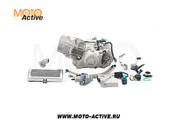 Двигатель 190см3 1P62YML-2 W190 (62x625)  радиатор, механика, 5ск, нижний стартер ZONGSHEN