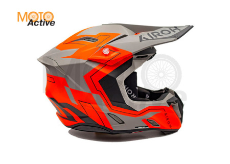 Кроссовый шлем Airoh Twist 3 Dizzy Orange Fluo Matt