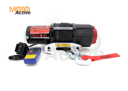 Лебедка ATV серия QUATTRO SPORT 3.5S (1587 кг), 12V, планетарный редуктор 166:1, трос синтетика