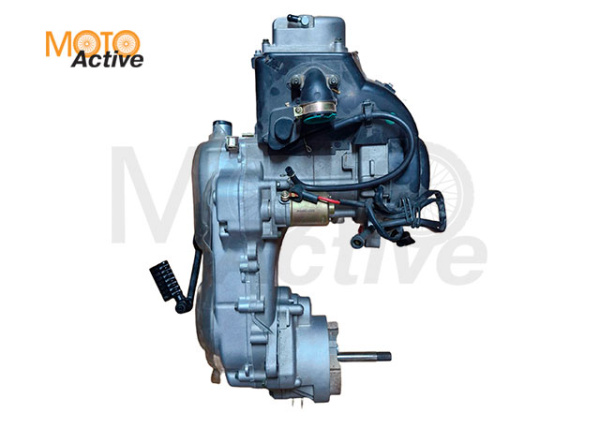 Двигатель скутера в сборе 139QMB 80cc база под 10" колесо ось короткая (не комплект)