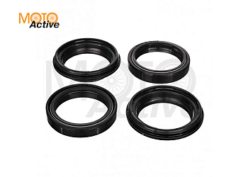 Комплект сальники   пыльники 43x55x9.5/10.5,43x55.7/59.7x4.7/14 HondaVFR 1200Kawasak ZZR1200