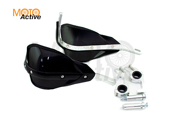 Защита рук Regulmoto Ultra set усиленная с креплением 22/28мм (черная)