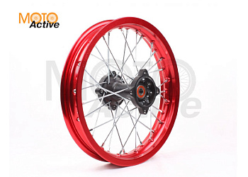 Диск 14"х1,85 задний диск. торм. аллюминий KAYO красный