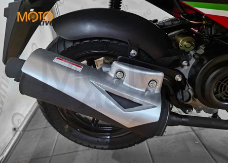 Скутер Regulmoto EAGLE 50 (LJ50QT-3L)  ,Чёрный/красный