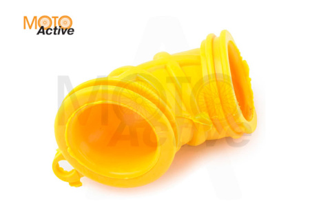 Патрубок воздушного фильтра Yamaha JOG (желтый) "KOMATCU"