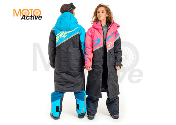 Плащ зимний Race Coat Woman Pink 2023