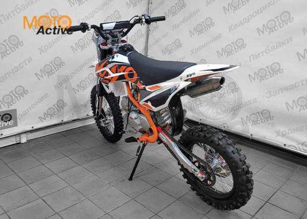 Питбайк KAYO BASIC K125EM 17/14 KRZ (механ. сцепл., эл. стартер)