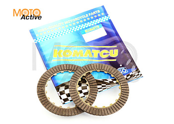 Диски сцепления Alpha, Delta (2шт) "KOMATCU" (mod.A)