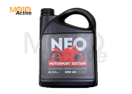 Моторное масло NEO GLAD 4T 10W-40 (JASO MA-2) 4 л.