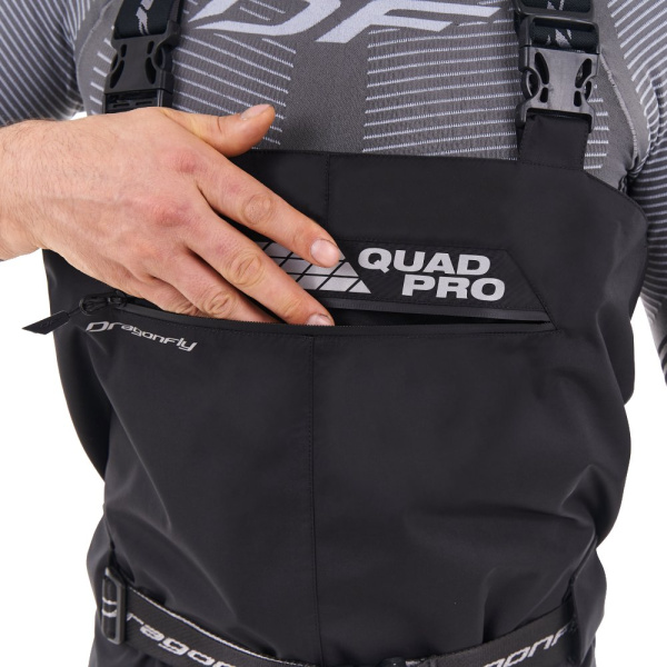 Вейдерсы мембранные QUAD PRO BLACK 2023